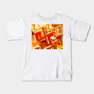 Red abstract texture Kids T-Shirt